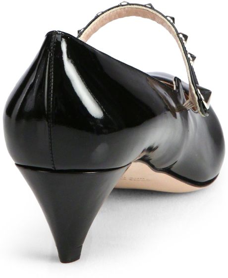 miu miu patent mary jane pumps