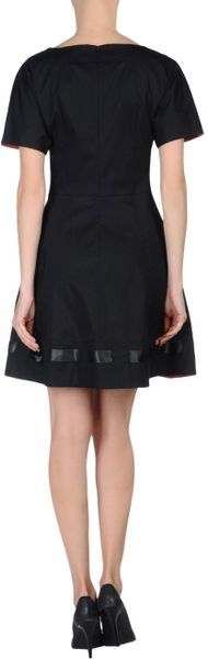 Jil Sander Navy Short Dress in Blue (Dark blue) | Lyst