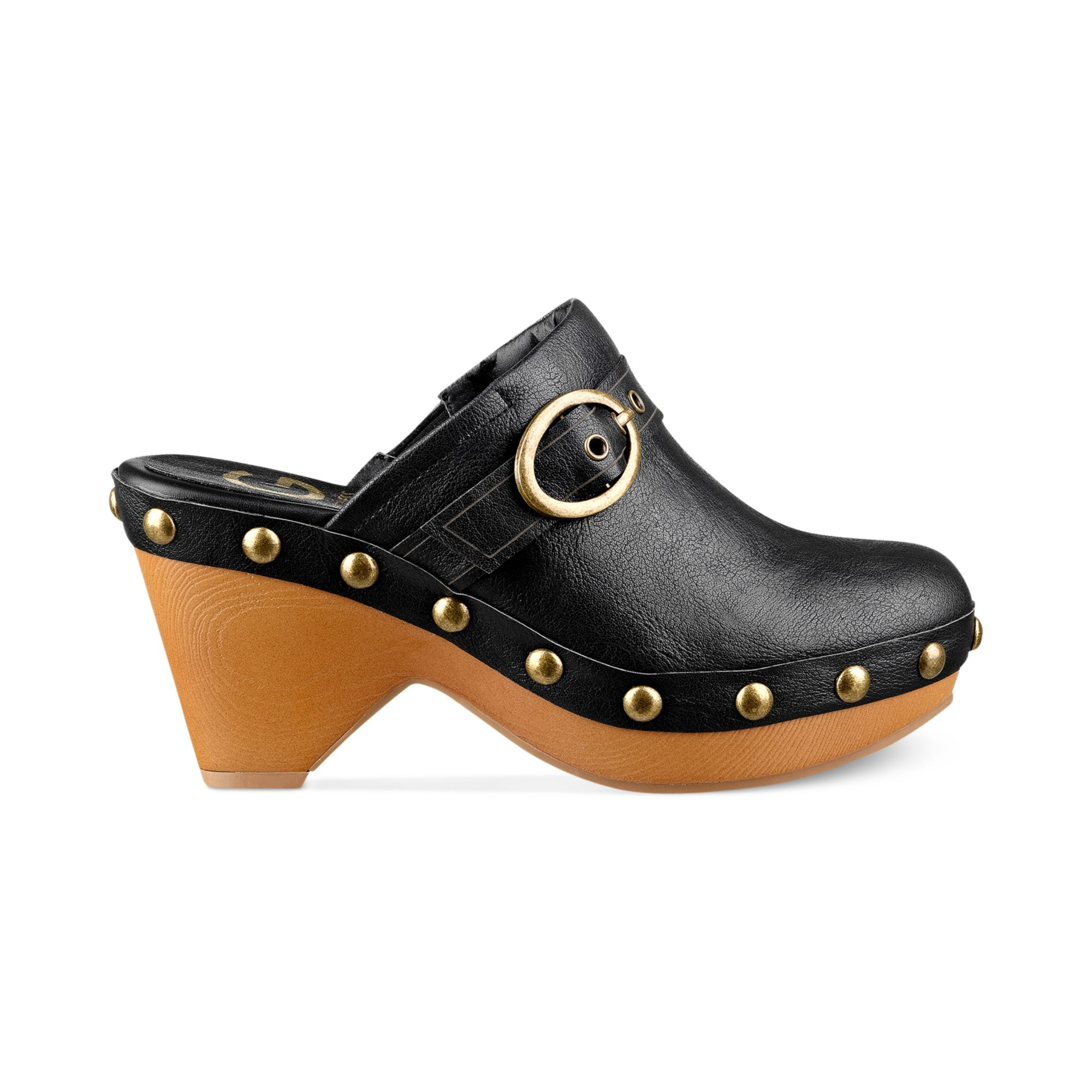 G By Guess Womens Jimble Clogs In Black Lyst