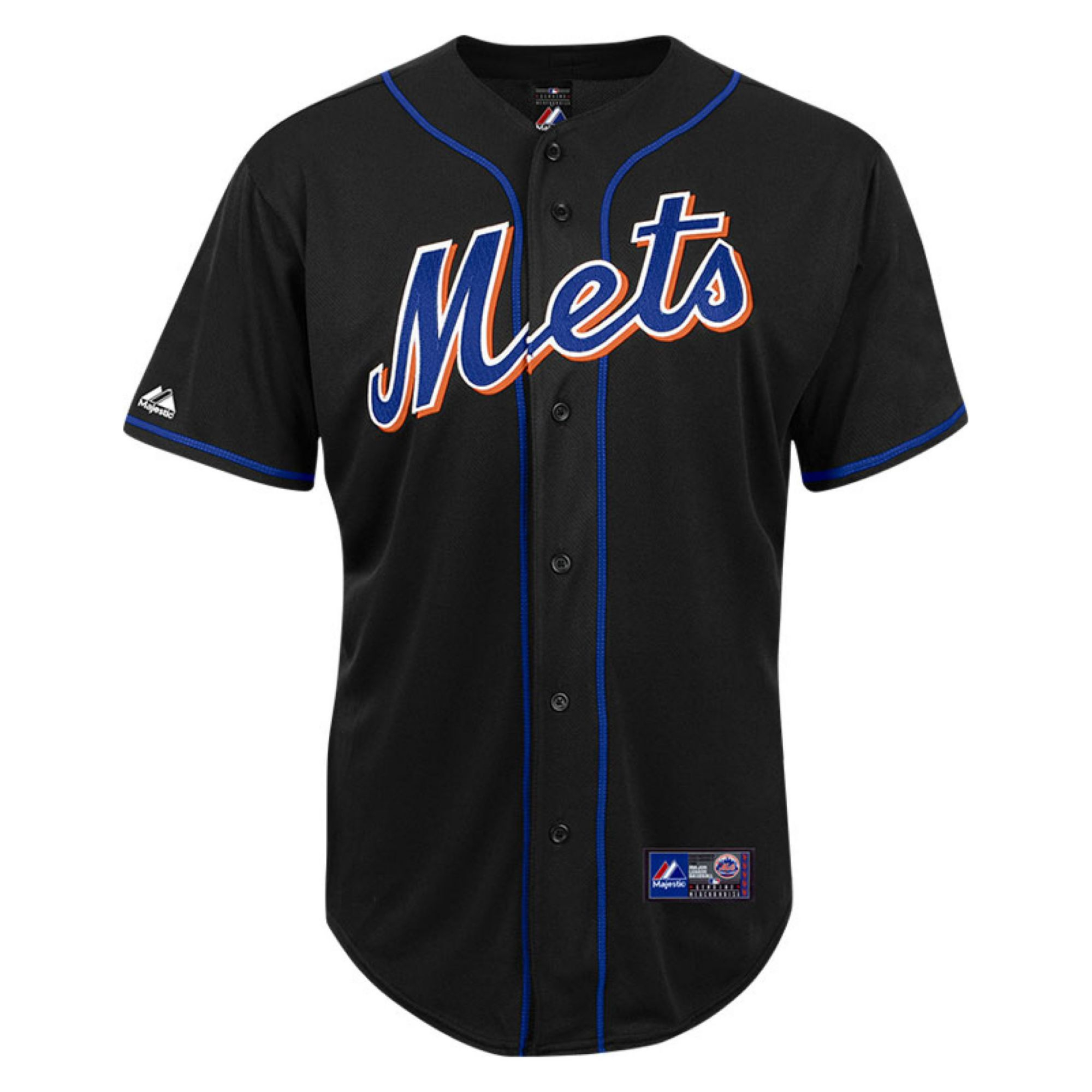 Majestic Men&#39;S New York Mets Blank Replica Jersey in Black for Men | Lyst