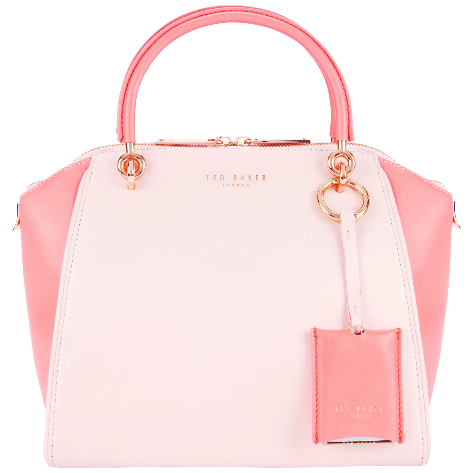Ted Baker Merells Leather Tote Handbag in Pink (Light Pink) | Lyst