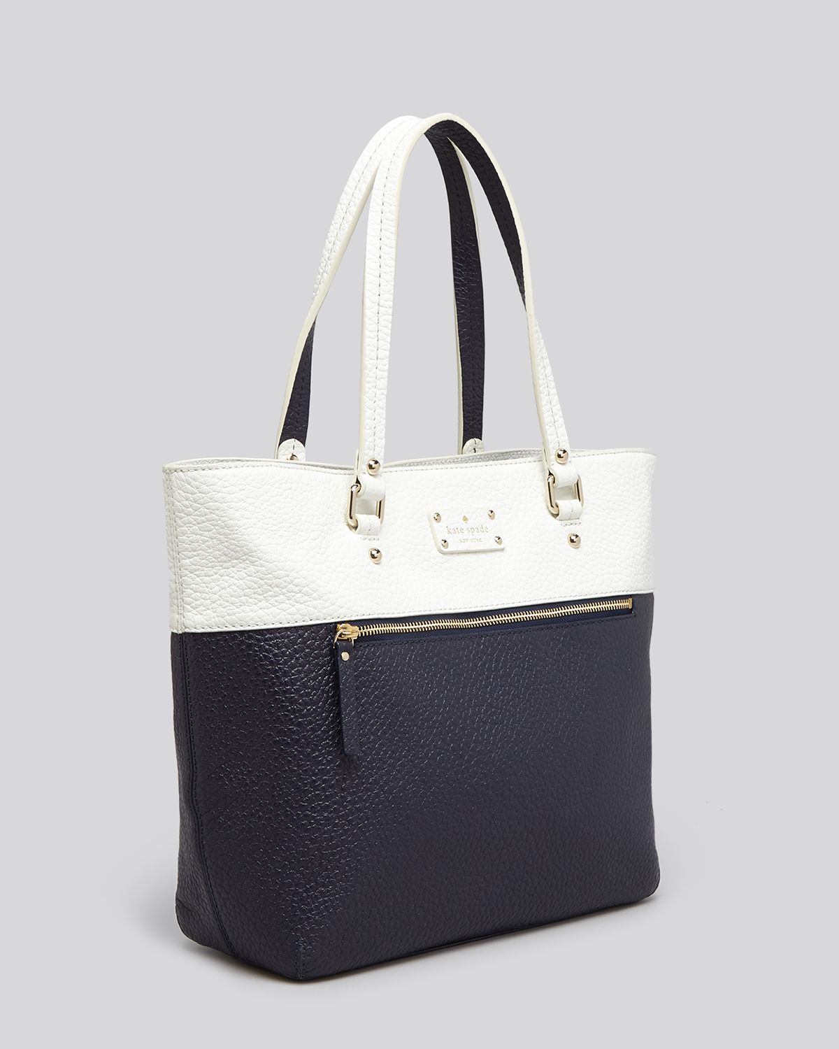 court tote in colorblock signature nylon