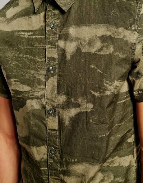 g star shirt green