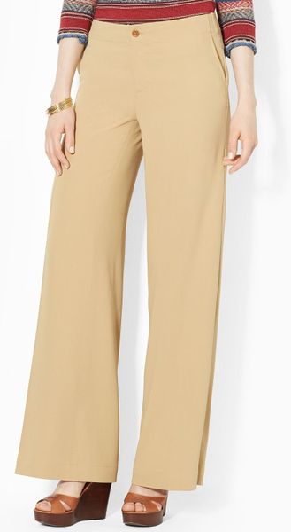 polo ralph lauren wide leg pants