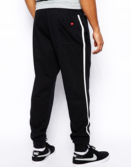 nike hybrid sweatpants in black