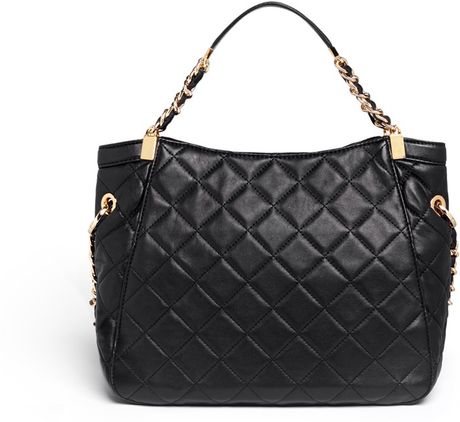 michael kors susannah quilted tote