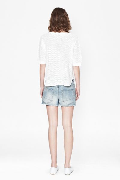 white summer jumper