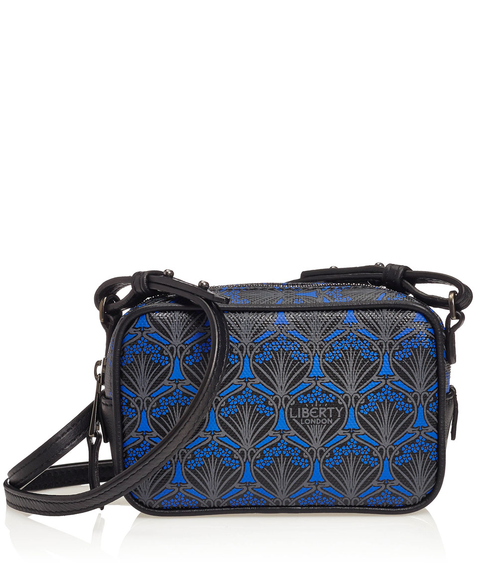 Liberty London Black Maddox Small Cross-Body Bag in Black