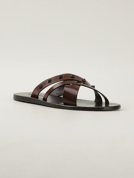 valentino flip flops men's