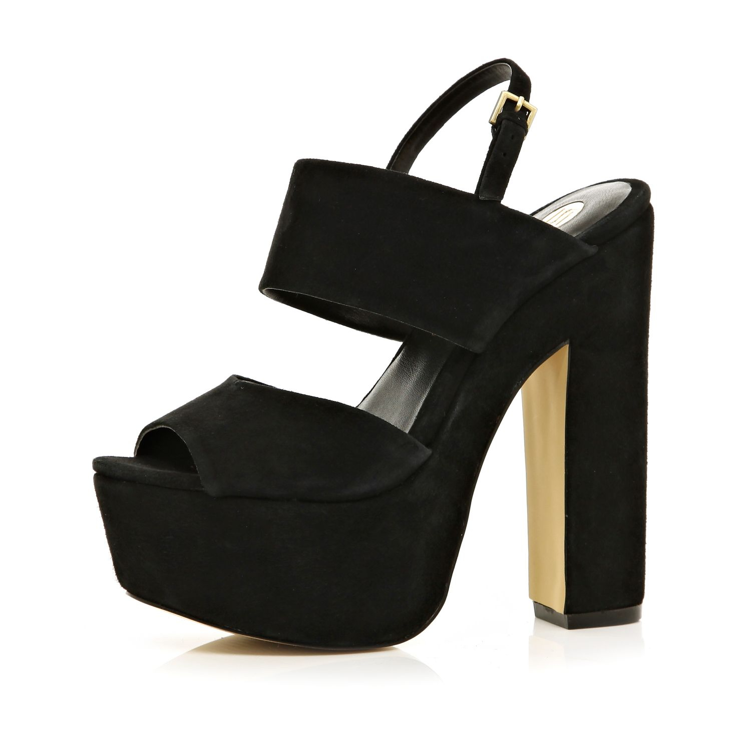 river island platform shoes