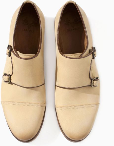 zara monk strap shoes