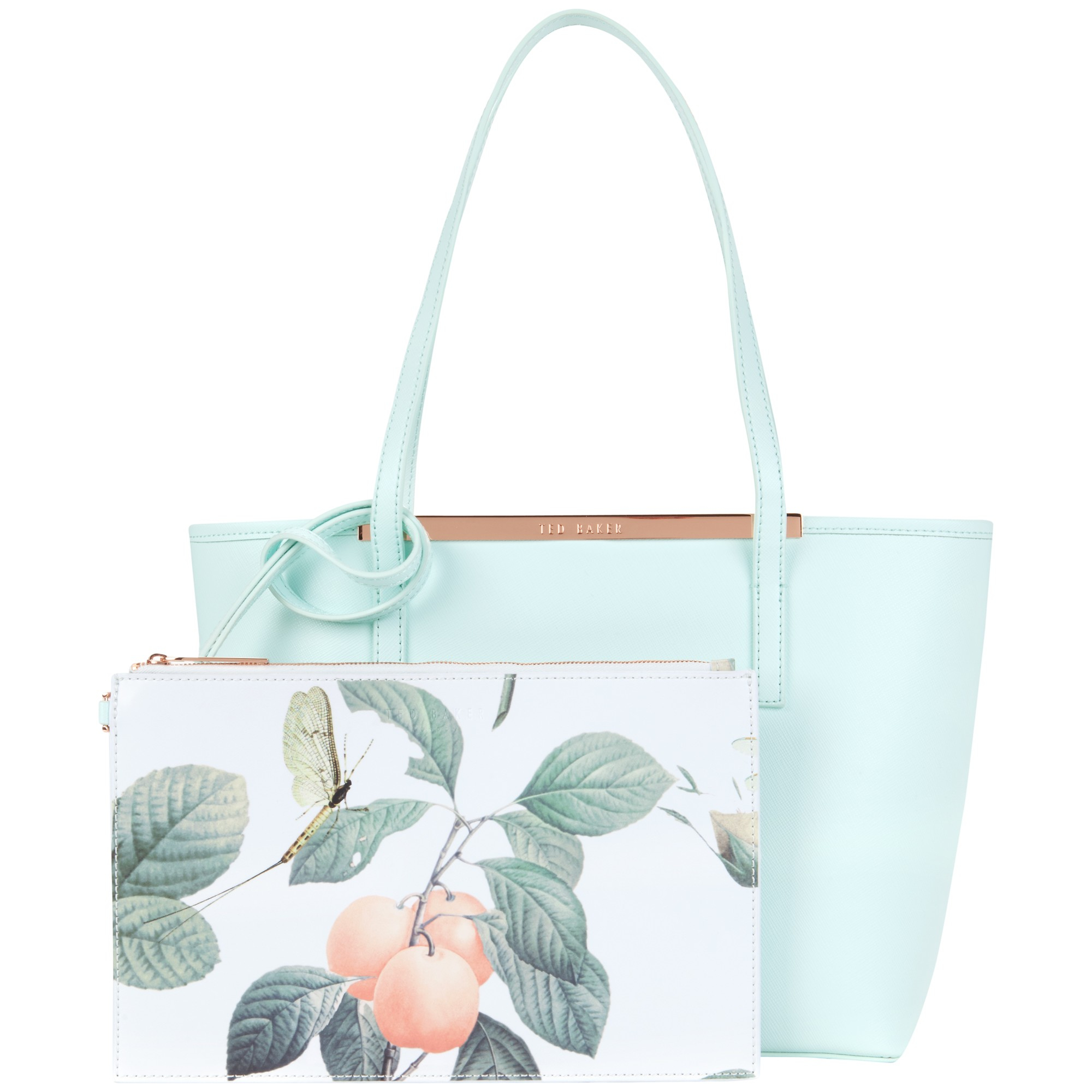 ted baker avah crosshatch mini tote bag