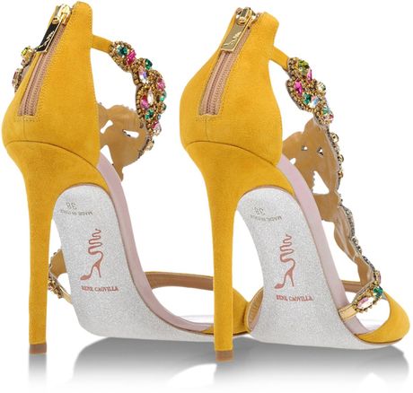 ochre colour sandals