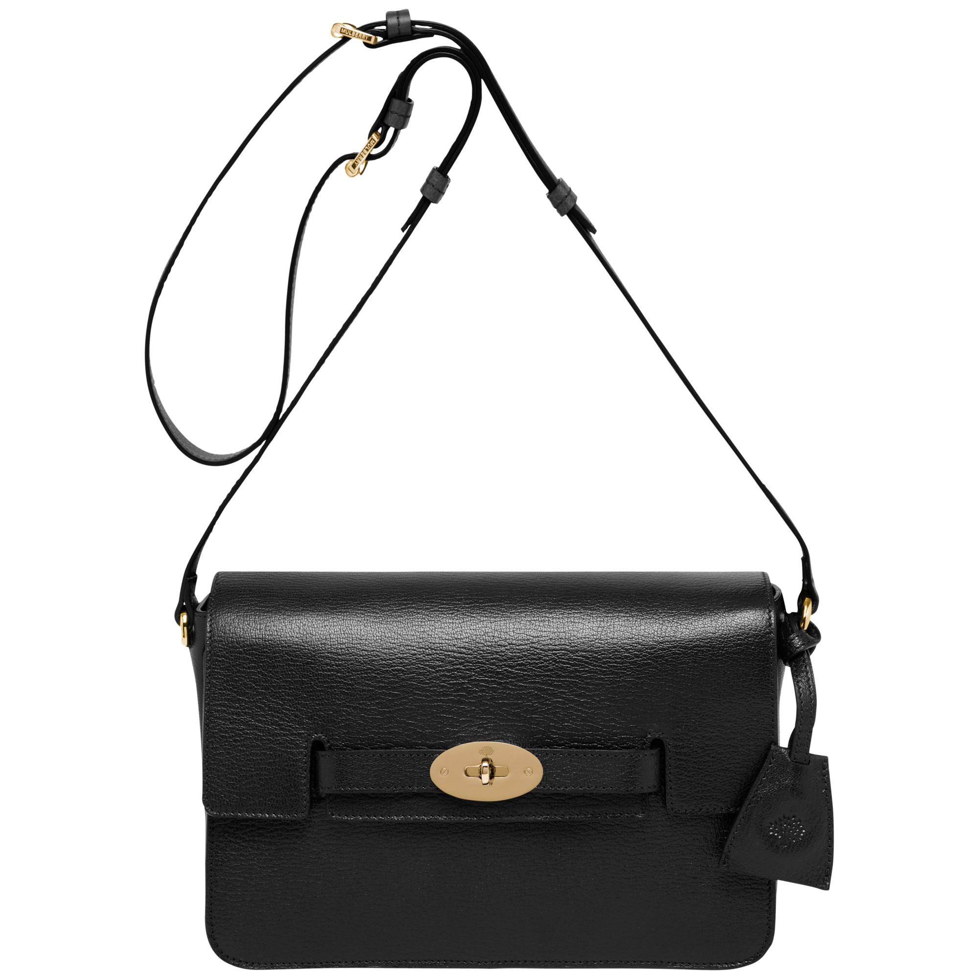 Mulberry Bayswater Shoulder Bag in Black (Grainy) Lyst