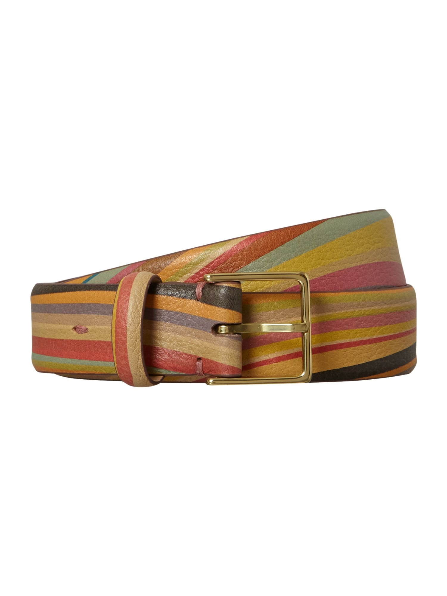 Paul Smith Multi Swirl Belt in Brown for Men (MultiColoured) Lyst