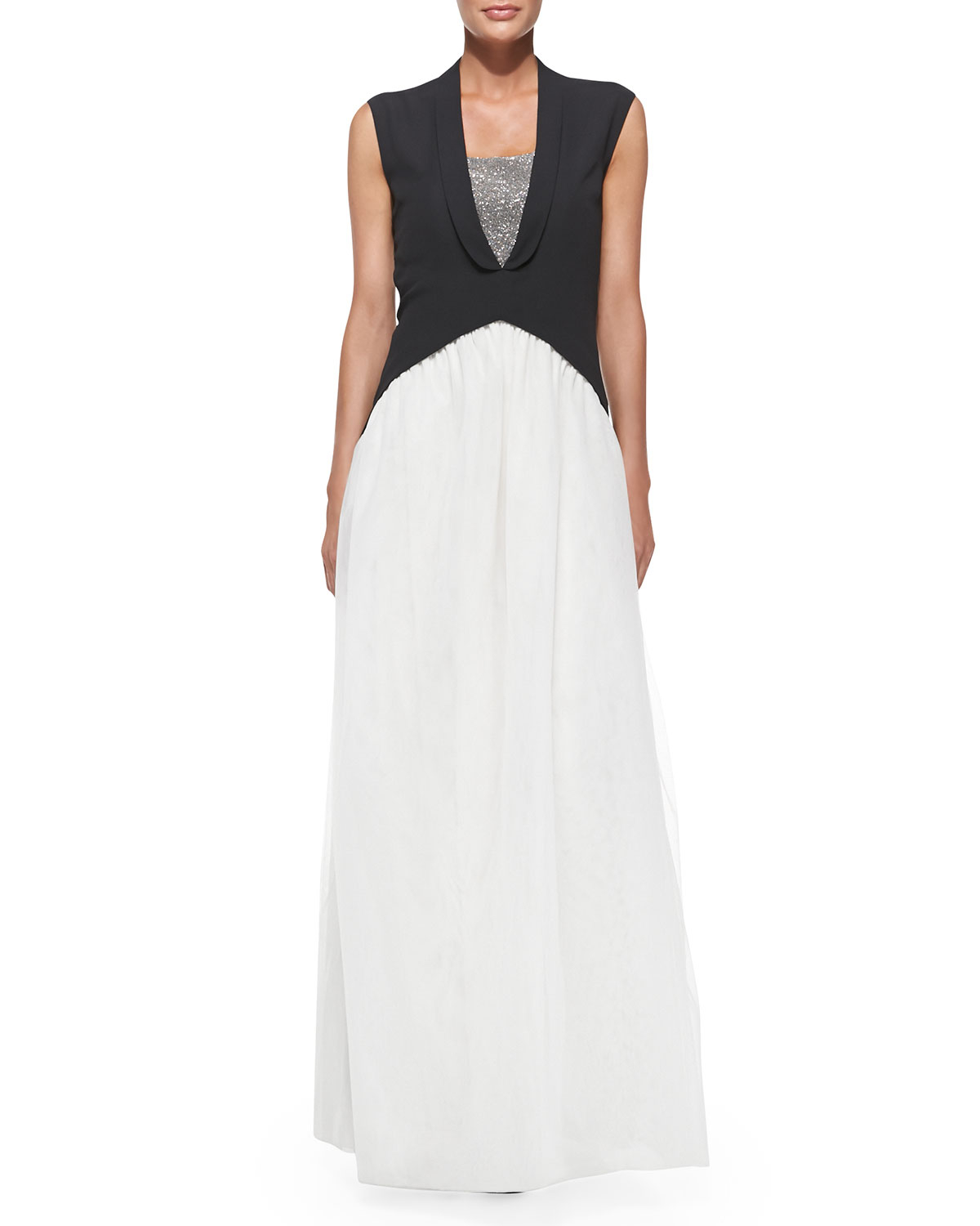 sleeveless tux