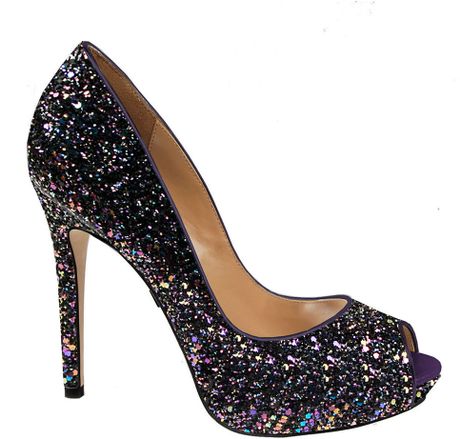 badgley mischka sparkly heels