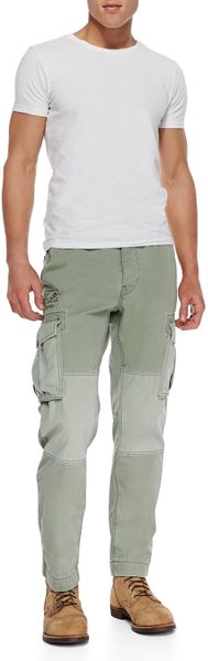 true religion green cargo pants