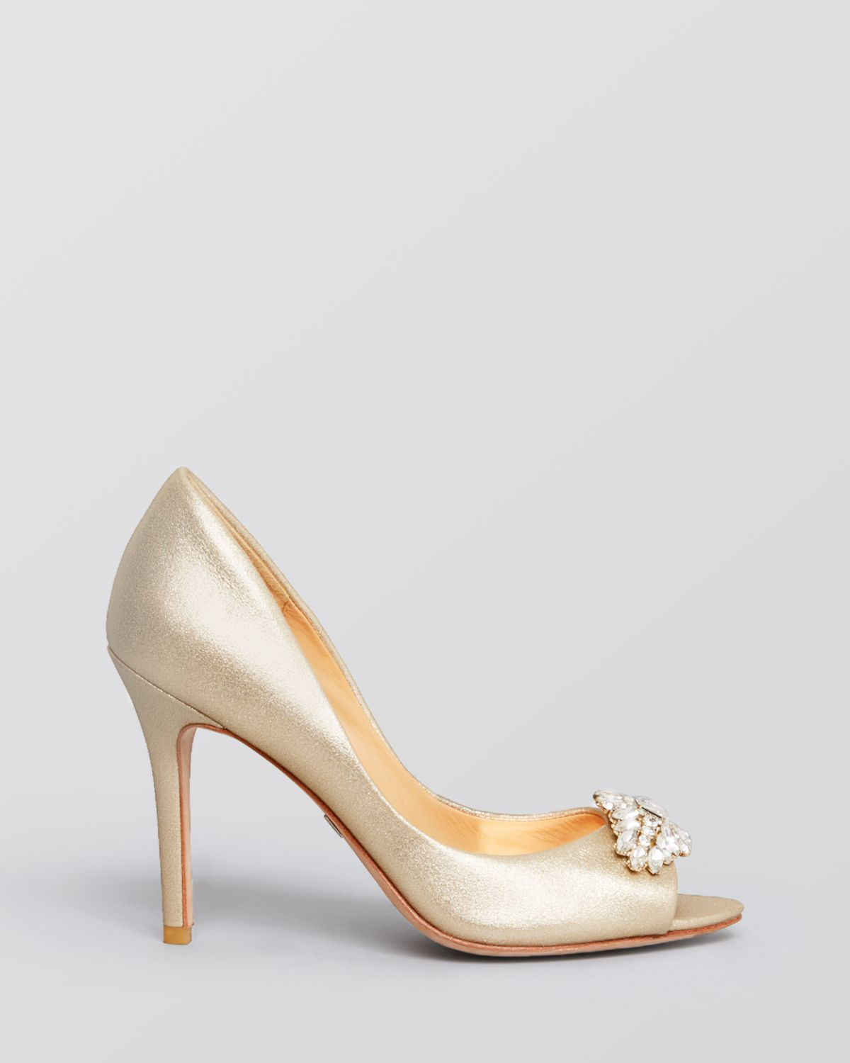 badgley mischka open toe
