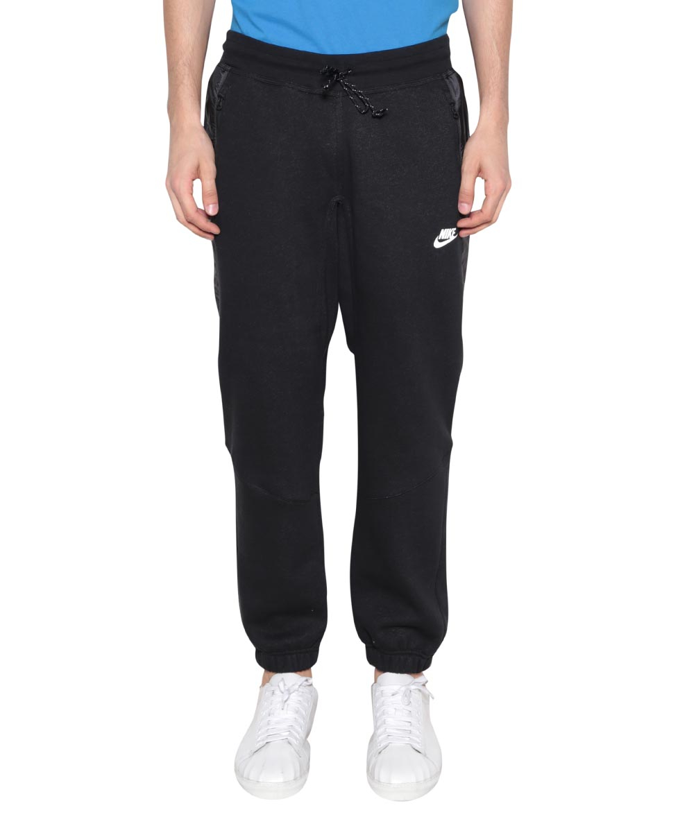 black nike sweatpants cuffed