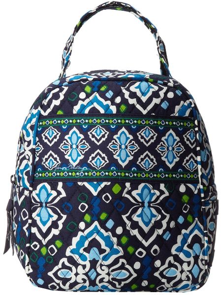 vera bradley navy blue lunch bag