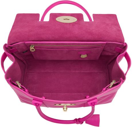 mulberry bayswater pink handbag