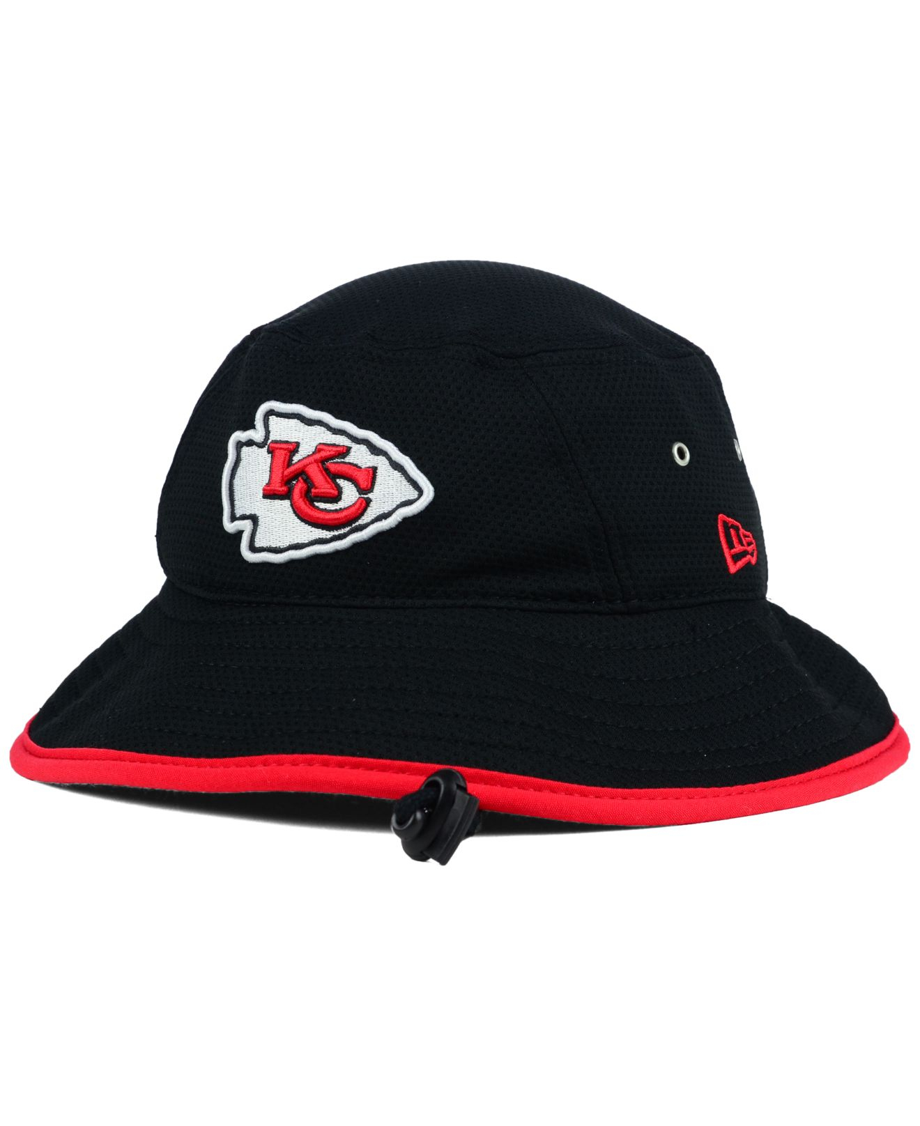 New Era Kansas City Chiefs Training Bucket Hat in Black for Men Lyst