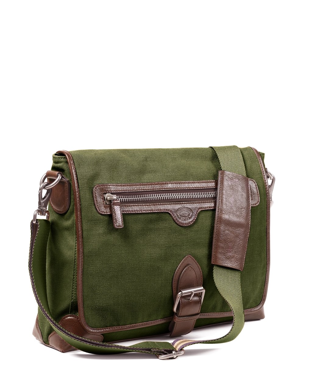 brooks brothers canvas messenger bag