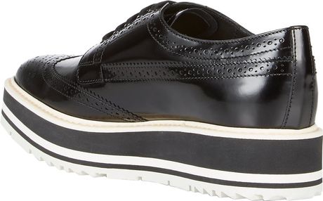 prada wingtip brogue