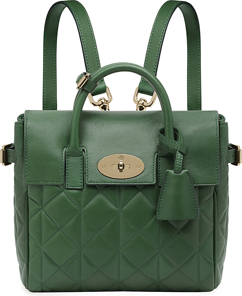 mulberry palm green purse