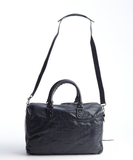 Balenciaga Blue Leather Medium Crossbody Bag in Gray (grey) Balenciaga Blue Leather Medium Crossbody Bag in Gray (grey)
