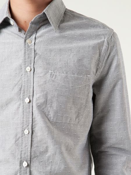 gray oxford shirt