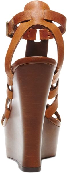 steve madden brown leather heels