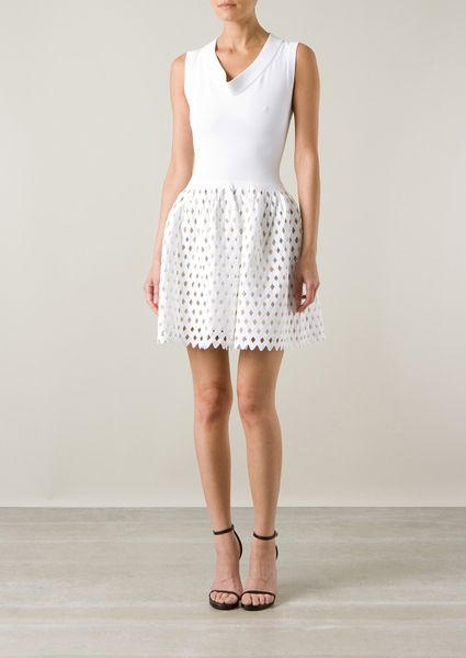 azzedine alaia white dress