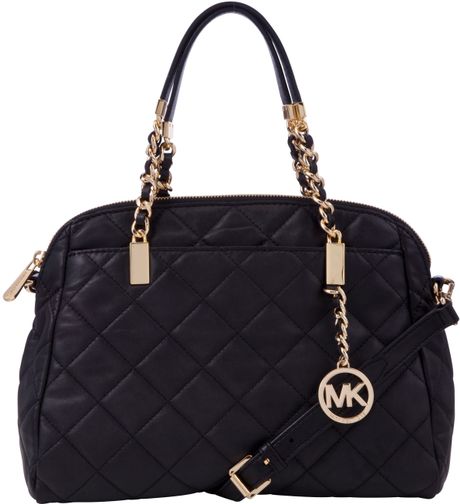 Michael Michael Kors Susannah Medium Quilt Tote Leather Handbag in ...