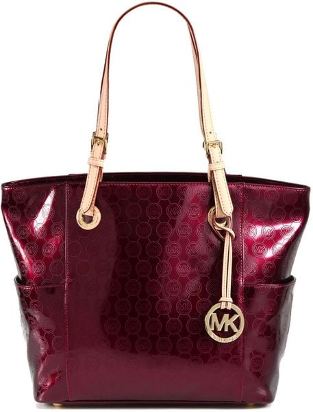 michael kors dark red bag