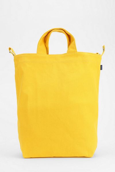 large yellow tote bag