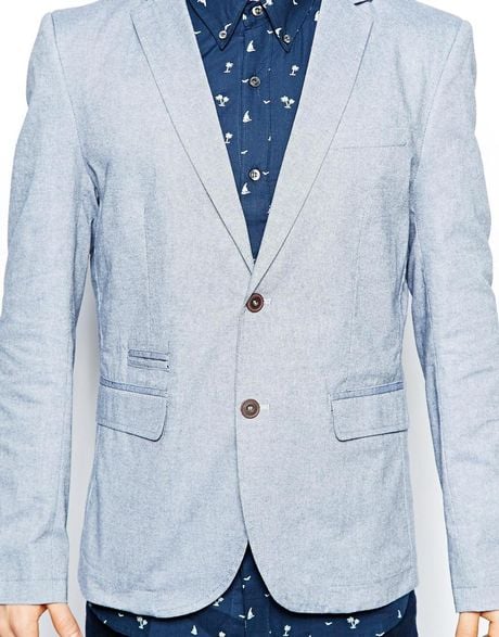 oxford blue blazer