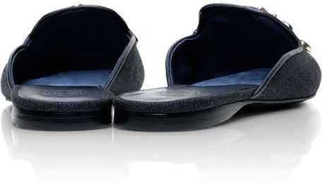 tory burch flat mules