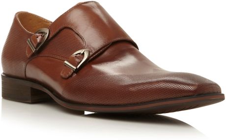 shoes formal brown monk madden jerney buckle steve double tan