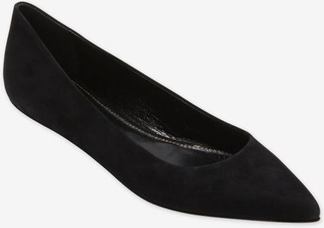 comfortable black pointed flats