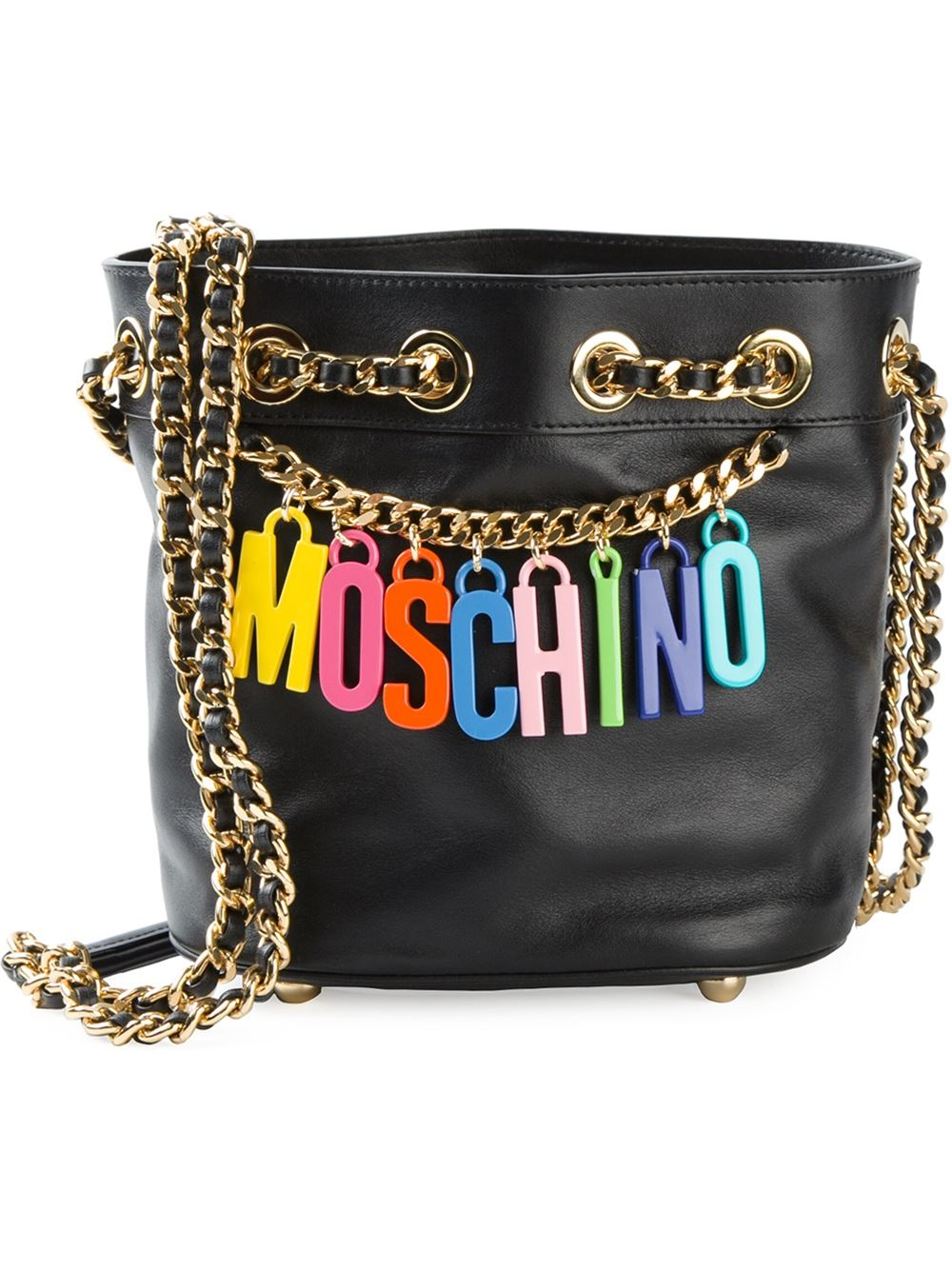 moschino bucket bag sale