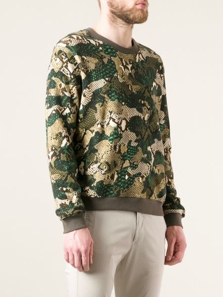 snake skin sweatshirt