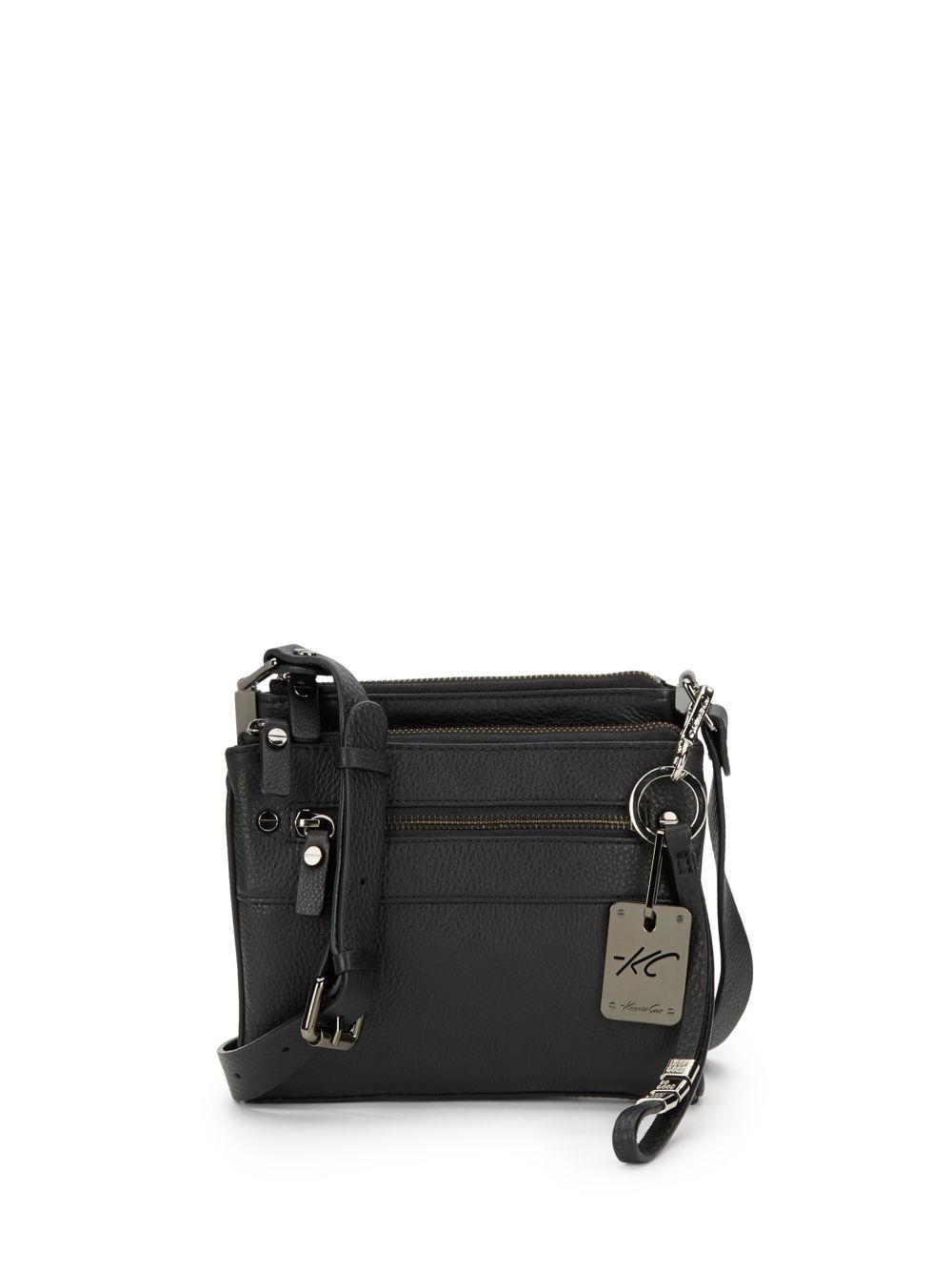 Cole Morningside Leather Crossbody Bag in Black Lyst