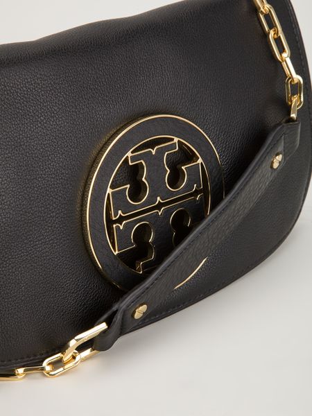 Tory Burch Chain Shoulder Strap Bag in Black | Lyst