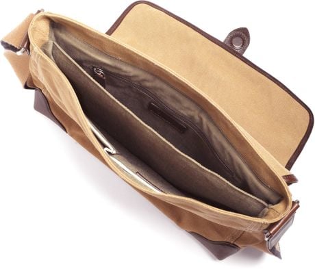 brooks brothers canvas messenger bag