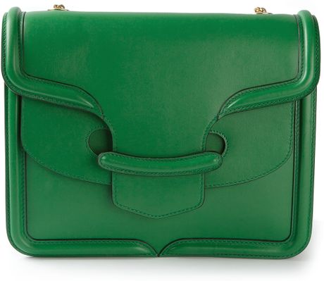 alexander mcqueen green bag