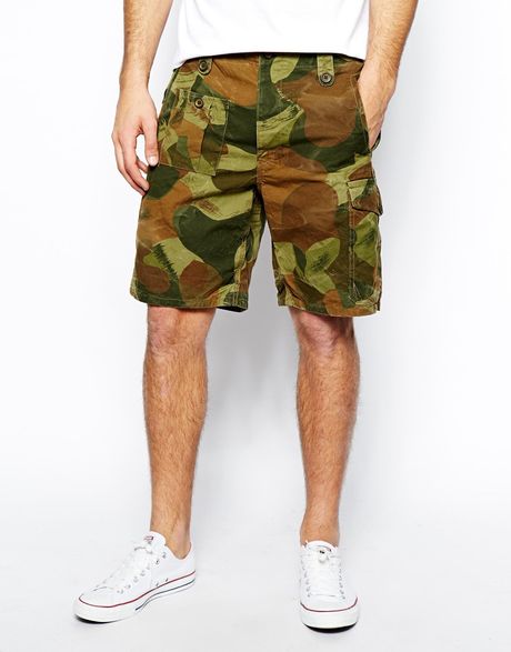 polo ralph lauren camo cargo shorts