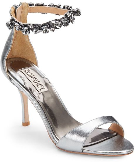 badgley mischka ankle strap
