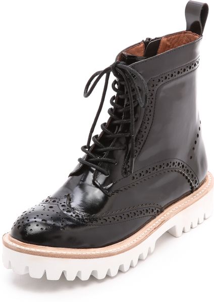 jeffrey campbell lug sole open ankle boot